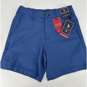 Men's U.S. Polo Assn Comfort Waist Flat Front Shorts XS